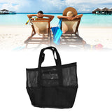 Beach Bags Mesh Oxford Cloth Oversized Storage Tote Bags for Beach Picnic Barbecue Camping - Extra Image
