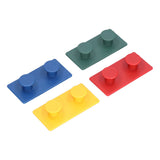 4Pcs ABS Wall Hooks Self Adhesive Clothes Coat Hook Storage Organization for Entryway Bedroom Bathroom