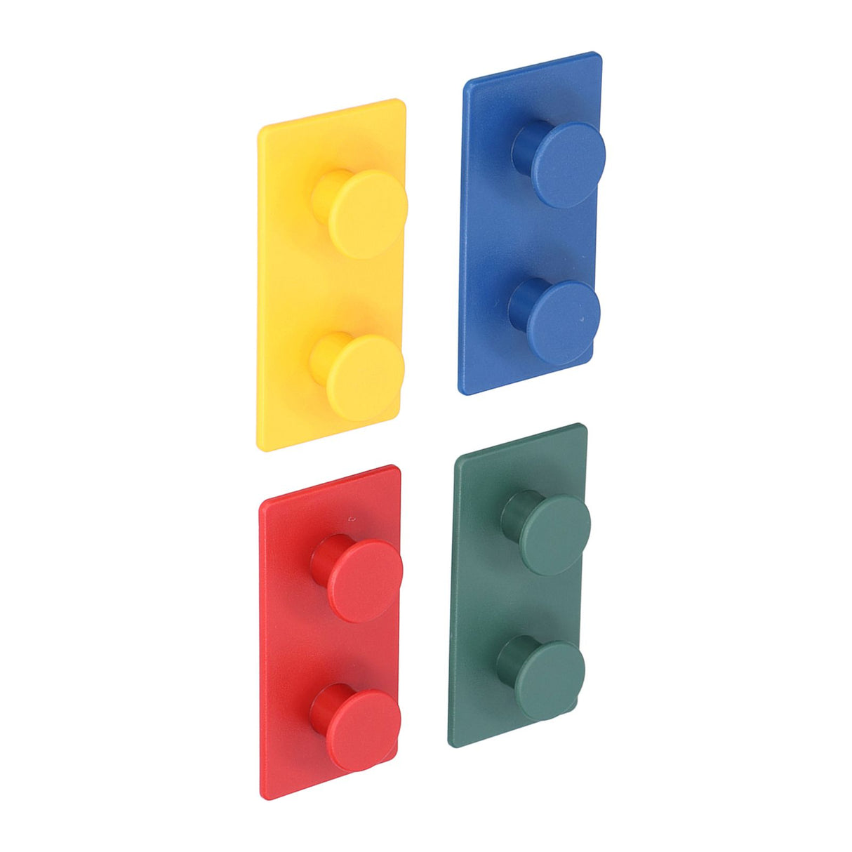4Pcs ABS Wall Hooks Self Adhesive Clothes Coat Hook Storage Organization for Entryway Bedroom Bathroom