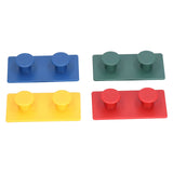 4Pcs ABS Wall Hooks Self Adhesive Clothes Coat Hook Storage Organization for Entryway Bedroom Bathroom