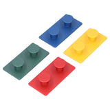 4Pcs ABS Wall Hooks Self Adhesive Clothes Coat Hook Storage Organization for Entryway Bedroom Bathroom - Extra Image