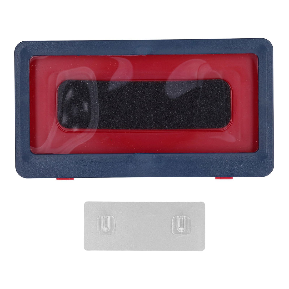 Shower Phone Tablet Holder Waterproof Touch Screen Wall Mount Storage Box Shower Case for Home BathroomBlue Phone Case (with 1 Sticker)