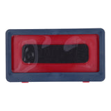 Shower Phone Tablet Holder Waterproof Touch Screen Wall Mount Storage Box Shower Case for Home BathroomBlue Phone Case (with 1 Sticker)