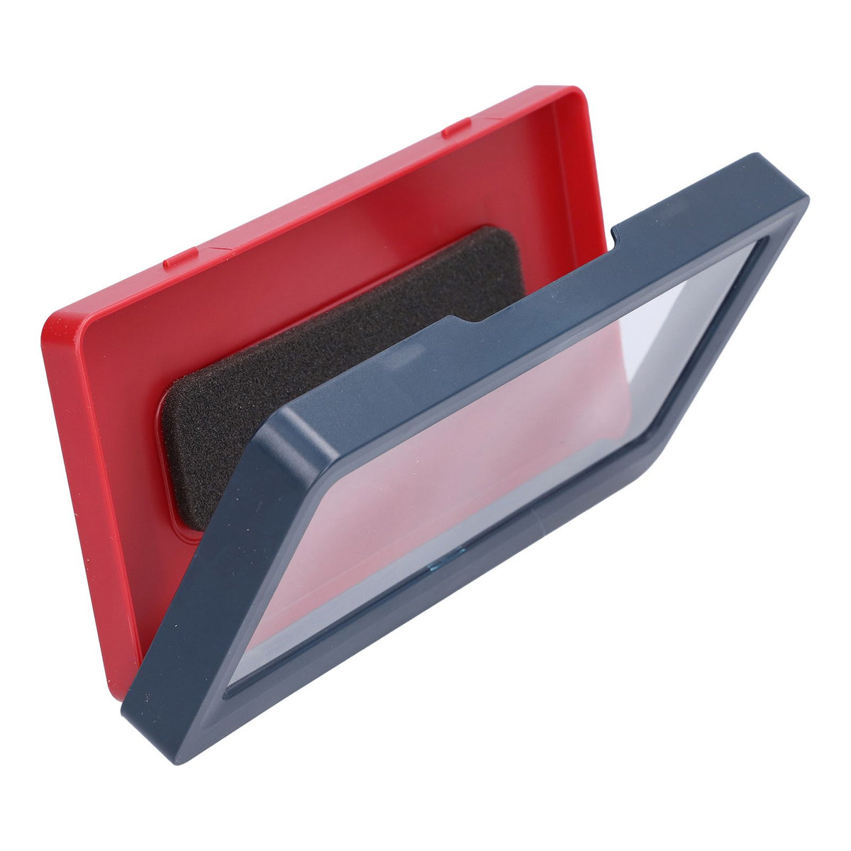 Shower Phone Tablet Holder Waterproof Touch Screen Wall Mount Storage Box Shower Case for Home BathroomBlue Phone Case (with 1 Sticker)