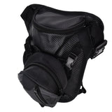 Men Leather Thigh Bag Multifunctional Drop Leg Bag Thigh Satchel for Bicycle Travel Hiking