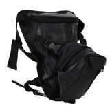 Men Leather Thigh Bag Multifunctional Drop Leg Bag Thigh Satchel for Bicycle Travel Hiking - Extra Image