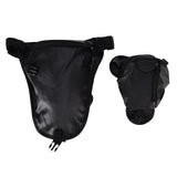 Men Leather Thigh Bag Multifunctional Drop Leg Bag Thigh Satchel for Bicycle Travel Hiking