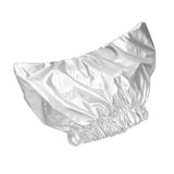 Cat Bathing Hat Waterproof Anti Ear Adjustable Breathable Polyester Pet Shower Hat for DogsSilver M - Side View