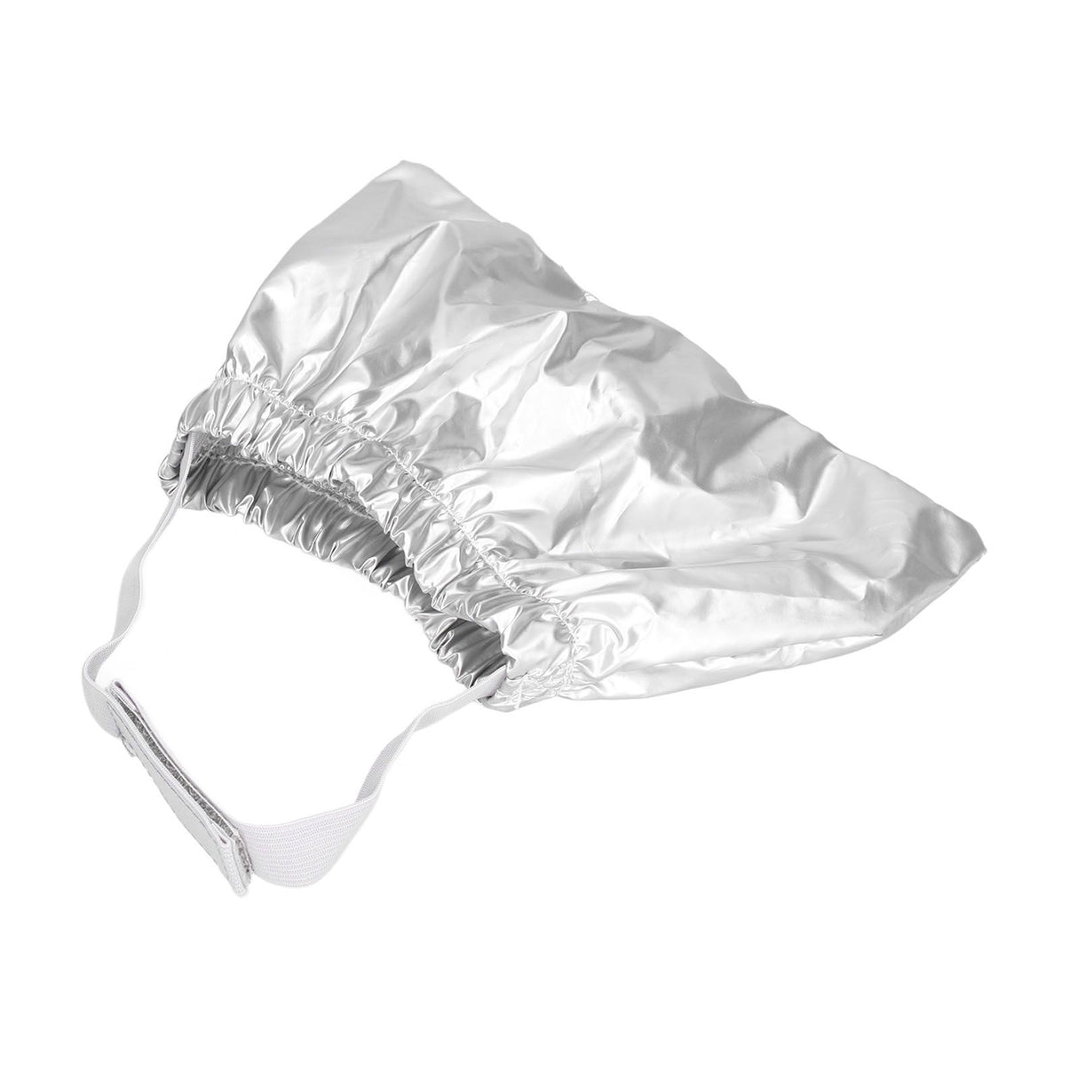 Cat Bathing Hat Waterproof Anti Ear Adjustable Breathable Polyester Pet Shower Hat for DogsSilver M