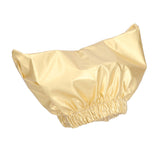Cat Bathing Hat Waterproof Anti Ear Adjustable Breathable Polyester Pet Shower Hat for DogsGold M - Low Angle