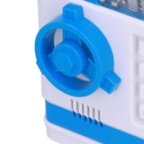 Electronic Money Saving Box ATM Password Cash Money Bank Security Lock Box for Children KidBlue