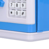 Electronic Money Saving Box ATM Password Cash Money Bank Security Lock Box for Children KidBlue