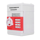 Electronic Money Saving Box ATM Password Cash Money Bank Security Lock Box for Children KidRed
