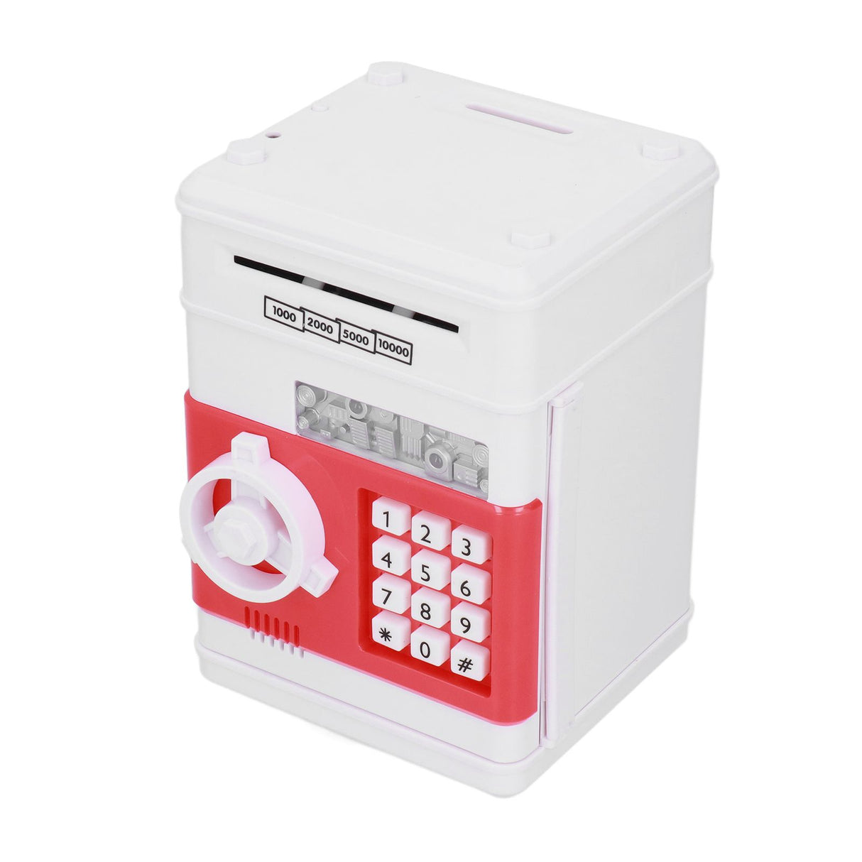 Electronic Money Saving Box ATM Password Cash Money Bank Security Lock Box for Children KidRed