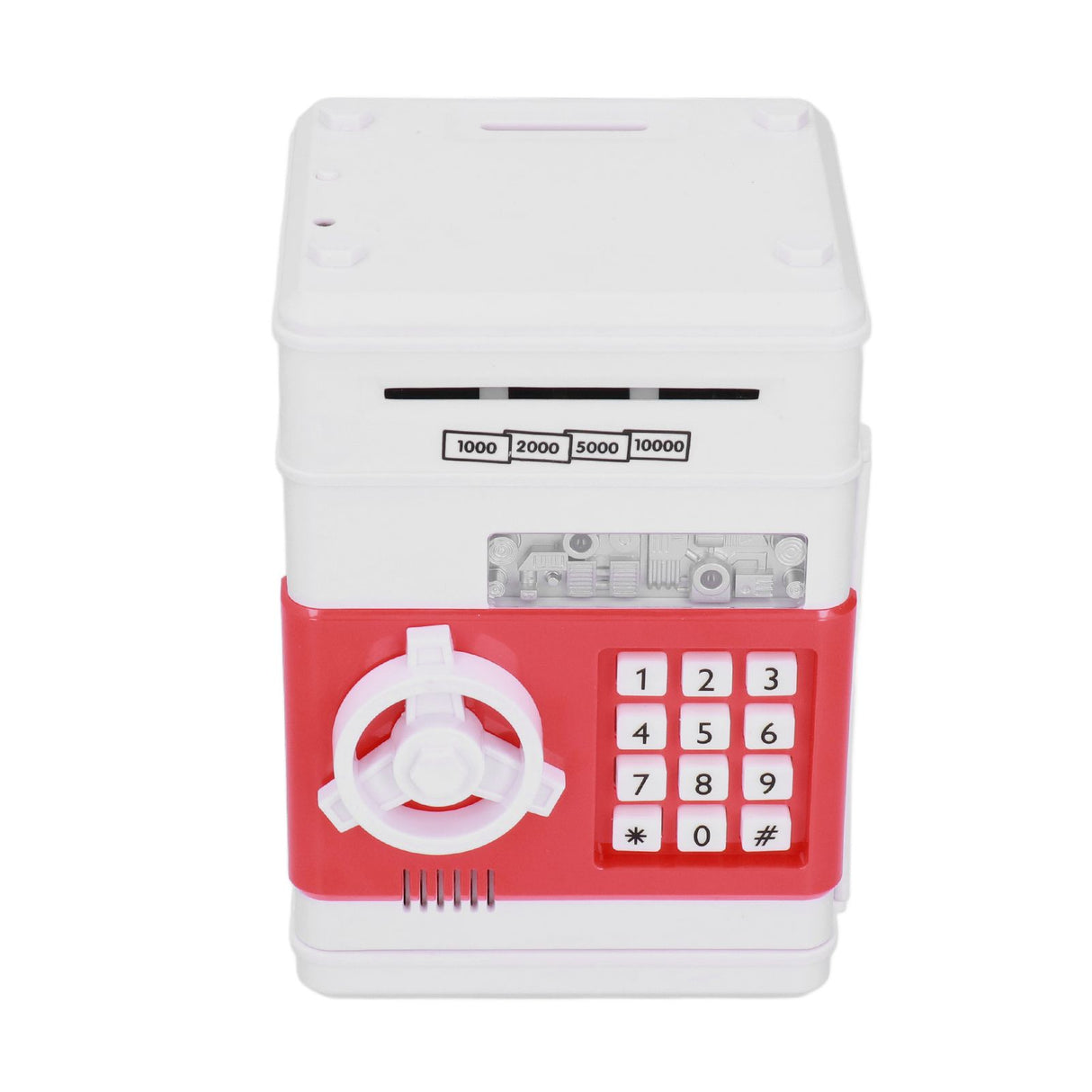 Electronic Money Saving Box ATM Password Cash Money Bank Security Lock Box for Children KidRed