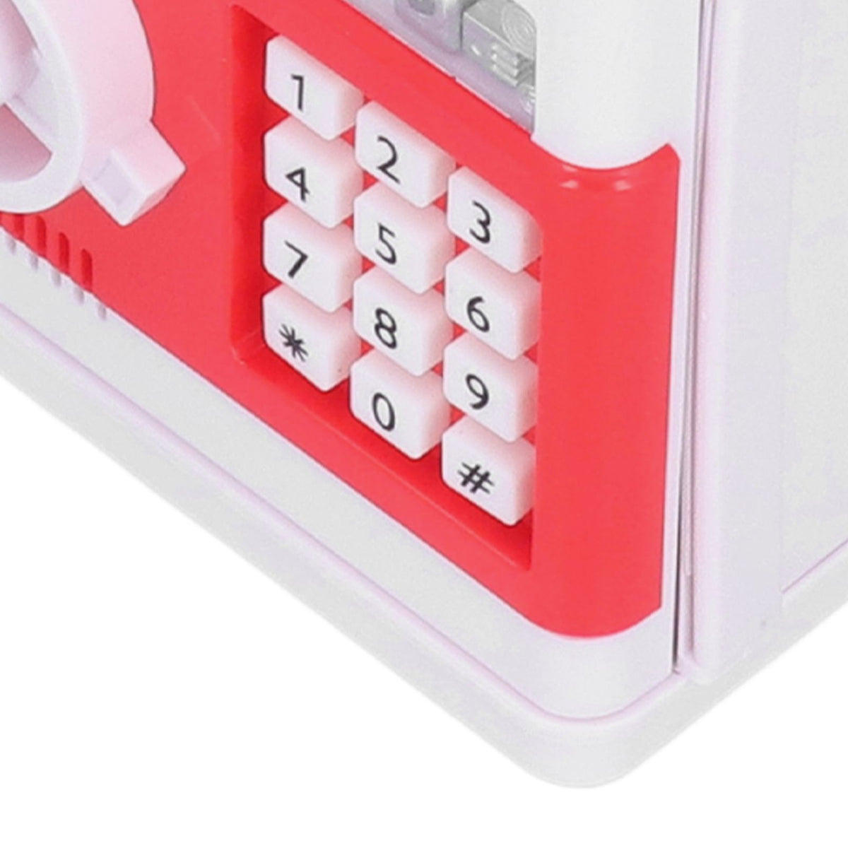 Electronic Money Saving Box ATM Password Cash Money Bank Security Lock Box for Children KidRed