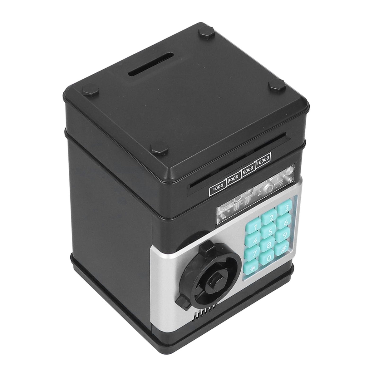 Electronic ATM Saving Box Cash Coins Save Banks Piggy Bank Can Auto Scroll Paper Money