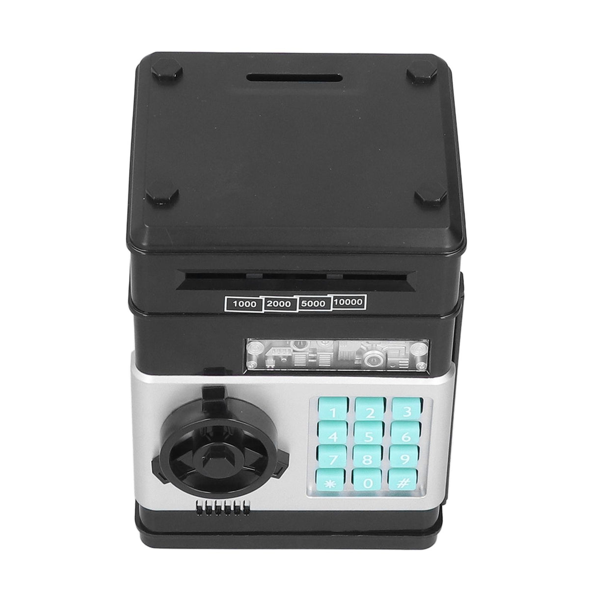 Electronic ATM Saving Box Cash Coins Save Banks Piggy Bank Can Auto Scroll Paper Money