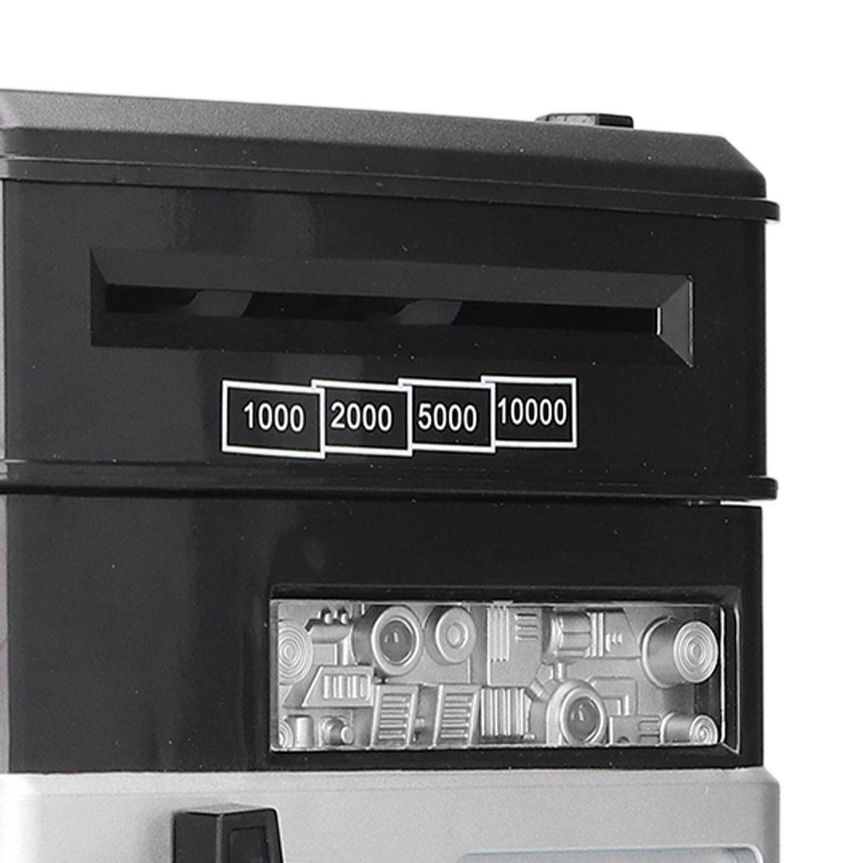 Electronic ATM Saving Box Cash Coins Save Banks Piggy Bank Can Auto Scroll Paper Money