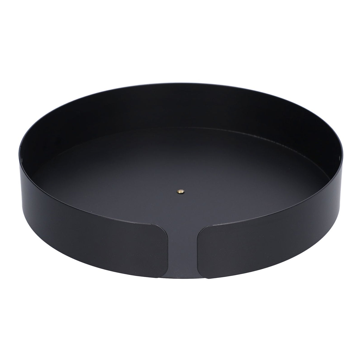 Turntable Organizer 360 ° Rotatable Safe Reliable Small Compact Stainless Steel Storage Rack for Cosmetics