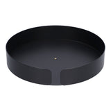 Turntable Organizer 360 ° Rotatable Safe Reliable Small Compact Stainless Steel Storage Rack for Cosmetics