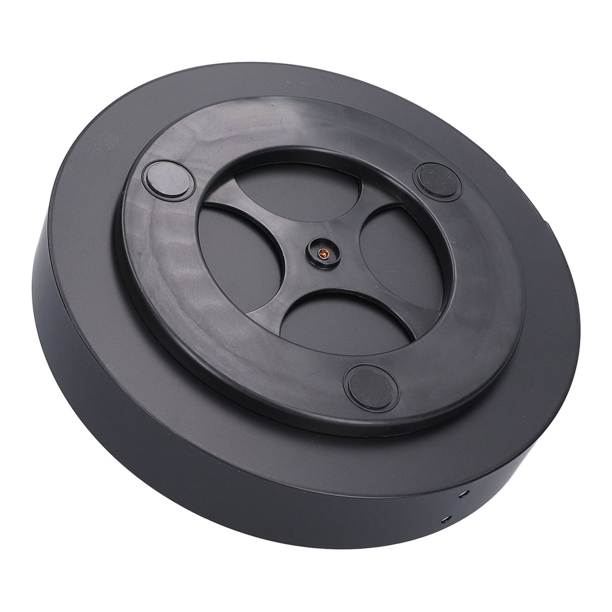 Turntable Organizer 360 ° Rotatable Safe Reliable Small Compact Stainless Steel Storage Rack for Cosmetics