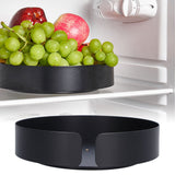 Turntable Organizer 360 ° Rotatable Safe Reliable Small Compact Stainless Steel Storage Rack for Cosmetics - Extra Image