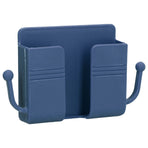 Wall Mounted Storage Box Multifunctional Phone Charging Wall Mount Holder for Bed Bathroom Kitchen OfficeBlue