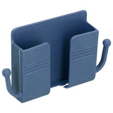Wall Mounted Storage Box Multifunctional Phone Charging Wall Mount Holder for Bed Bathroom Kitchen OfficeBlue