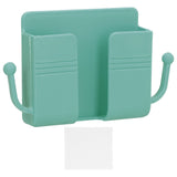 Wall Mounted Storage Box Multifunctional Phone Charging Wall Mount Holder for Bed Bathroom Kitchen OfficeGreen