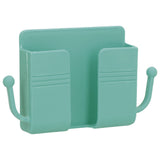 Wall Mounted Storage Box Multifunctional Phone Charging Wall Mount Holder for Bed Bathroom Kitchen OfficeGreen