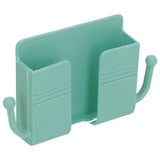 Wall Mounted Storage Box Multifunctional Phone Charging Wall Mount Holder for Bed Bathroom Kitchen OfficeGreen