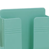 Wall Mounted Storage Box Multifunctional Phone Charging Wall Mount Holder for Bed Bathroom Kitchen OfficeGreen - Extra Image