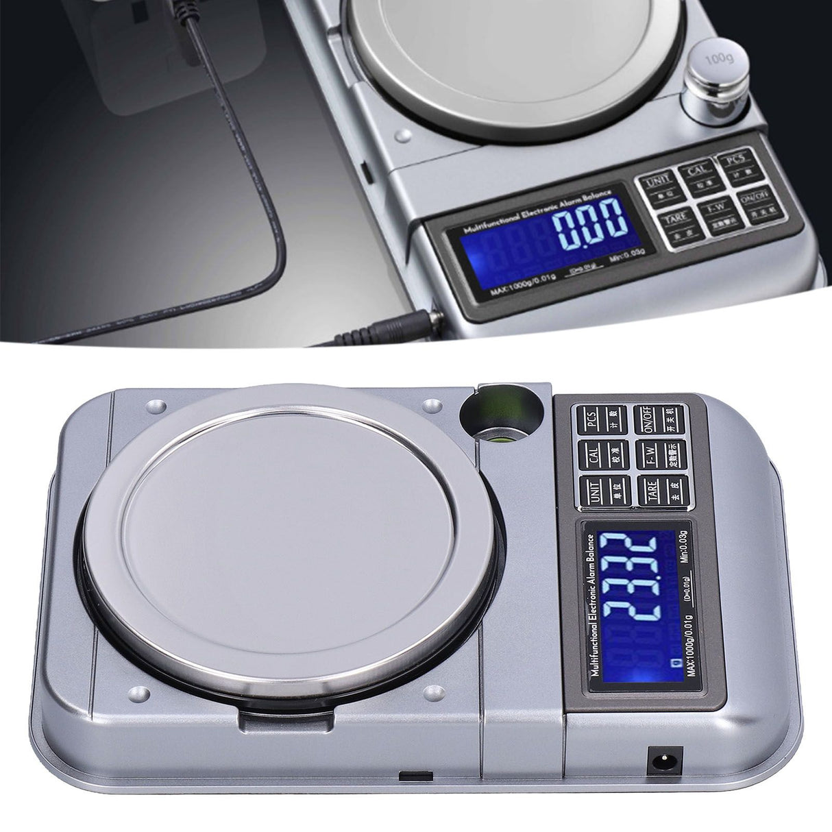 Jewelry Scale Accurate Data Multiple Units Stable Reading High Sensitivity LCD Digital Electronic Scale for Gold