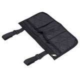 Wheelchair Side Bags Large Capacity Beautiful Practical Armrest Side Storage Bag for Mobile Scooters Strollers - Rear View