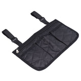 Wheelchair Side Bags Large Capacity Beautiful Practical Armrest Side Storage Bag for Mobile Scooters Strollers - Extra Image