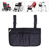 Wheelchair Side Bags Large Capacity Beautiful Practical Armrest Side Storage Bag for Mobile Scooters Strollers