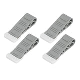 4PCS Stacked Door Stop Rubber Heavy Duty Door Bottom Stopper Door Wedge Stop for Home Office