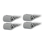 4PCS Stacked Door Stop Rubber Heavy Duty Door Bottom Stopper Door Wedge Stop for Home Office