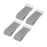 4PCS Stacked Door Stop Rubber Heavy Duty Door Bottom Stopper Door Wedge Stop for Home Office
