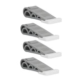 4PCS Stacked Door Stop Rubber Heavy Duty Door Bottom Stopper Door Wedge Stop for Home Office