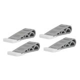 4PCS Stacked Door Stop Rubber Heavy Duty Door Bottom Stopper Door Wedge Stop for Home Office - Low Angle