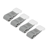 4PCS Stacked Door Stop Rubber Heavy Duty Door Bottom Stopper Door Wedge Stop for Home Office - Extra Image
