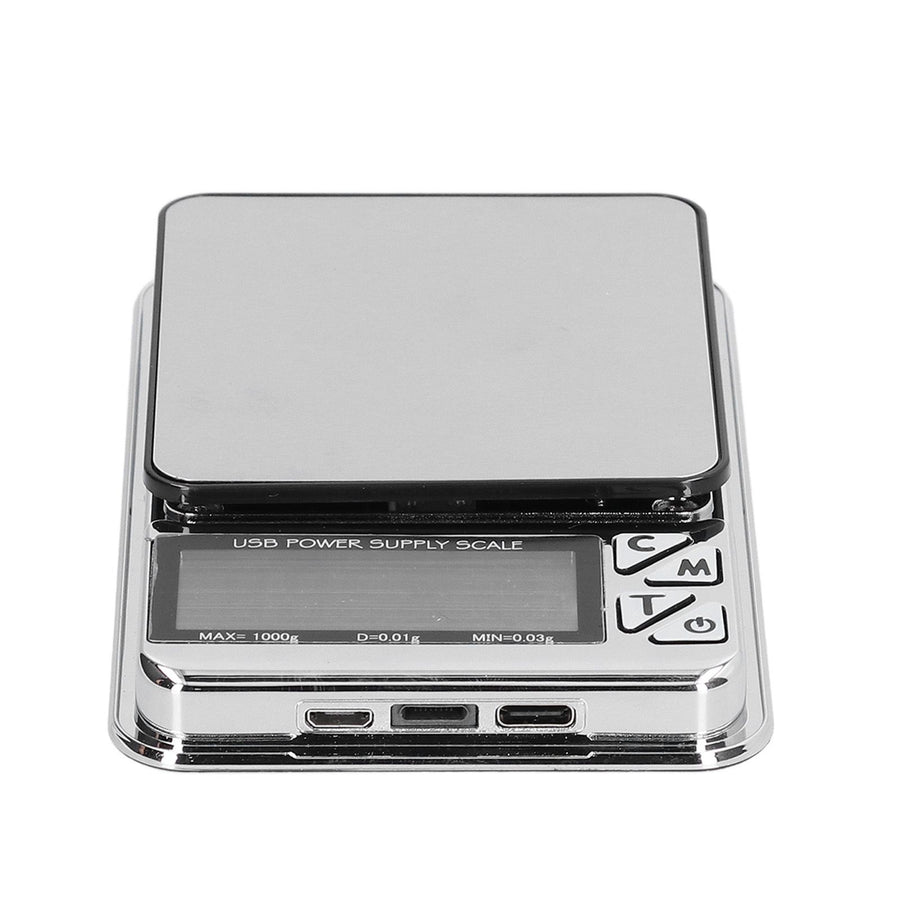 Jewelry Scale Accurate Data USB Charging Stable Reading High Sensitivity LCD Digital Electronic Scale for Gold Necklace