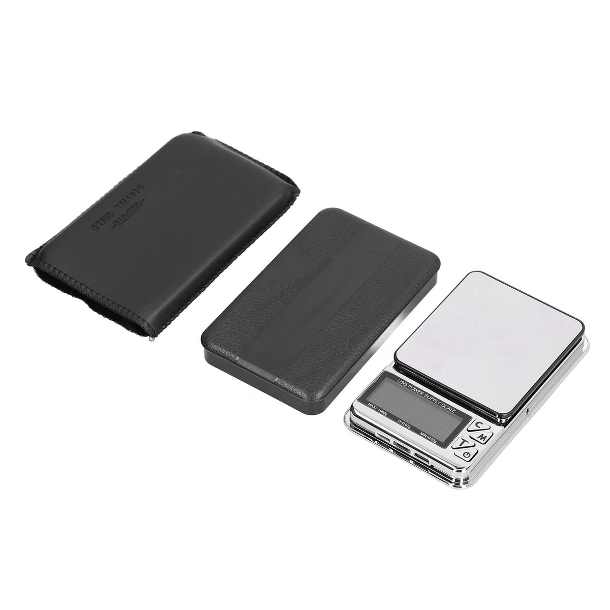 Jewelry Scale Accurate Data USB Charging Stable Reading High Sensitivity LCD Digital Electronic Scale for Gold Necklace