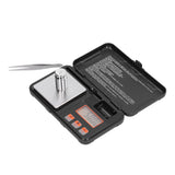 200g/0.01g Jewelry Scale LCD Display Mini Portable Electronic Balance Scale with Weight Tweezers