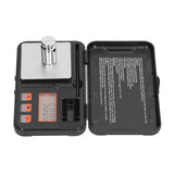 200g/0.01g Jewelry Scale LCD Display Mini Portable Electronic Balance Scale with Weight Tweezers - Low Angle