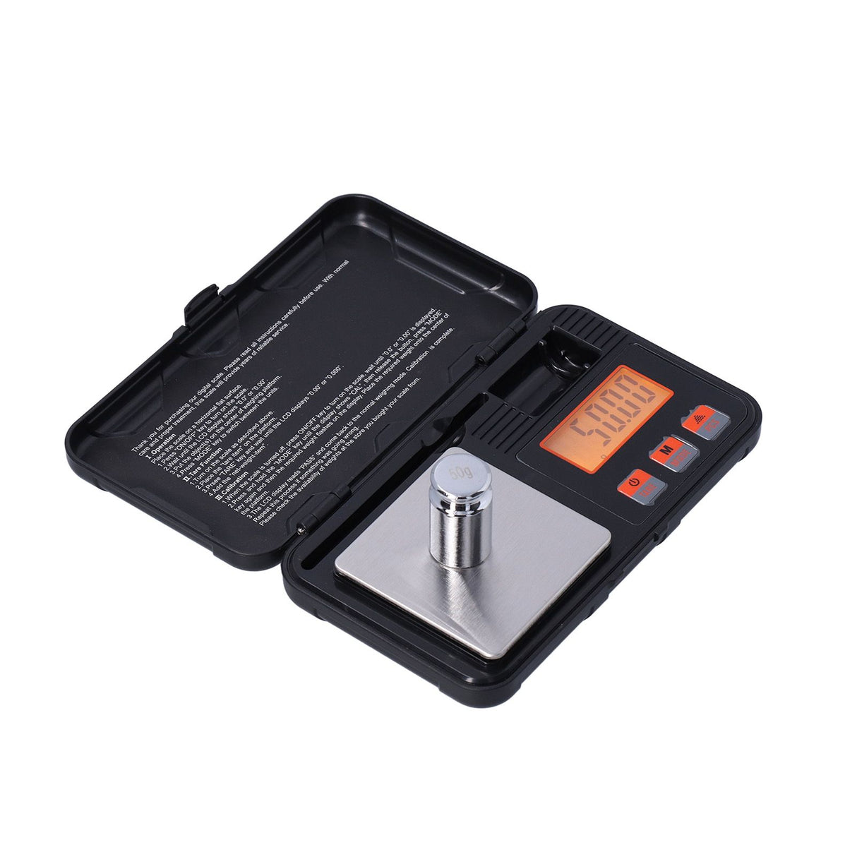200g/0.01g Jewelry Scale LCD Display Mini Portable Electronic Balance Scale with Weight Tweezers