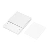 3kg/0.1g LED Display Electronic Scale Portable Timing Kitchen Coffee Scale with Non Slip Pads White