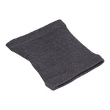 Dog Ears Cover Freeze Proof Elastic Polyester Puppy Neck Ear Warmer Hood Earmuffs for Winter Dog GroomingGrey S - Side View